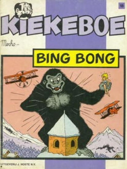 Afbeelding van Kiekeboe #18 - Bing bong (zw/wit) - Tweedehands (HOSTE, zachte kaft)