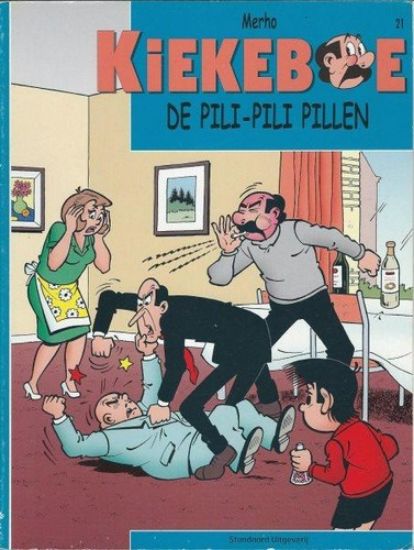 Afbeelding van Kiekeboe #21 - Pili pili pillen (2e reeks) - Tweedehands (STANDAARD, zachte kaft)