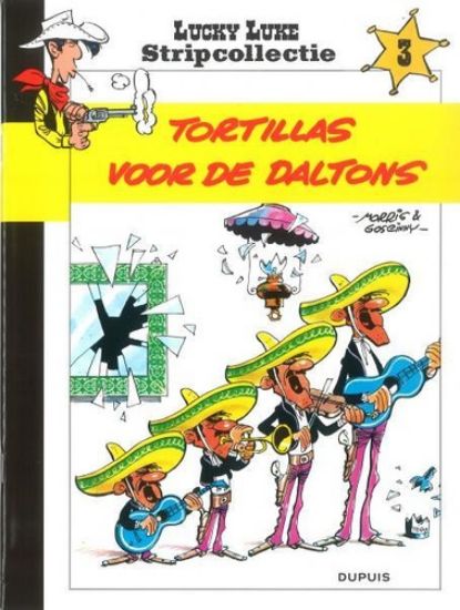 Afbeelding van Lucky luke stripcollectie #3 - Tortillas voor de daltons - Tweedehands (DUPUIS, zachte kaft)