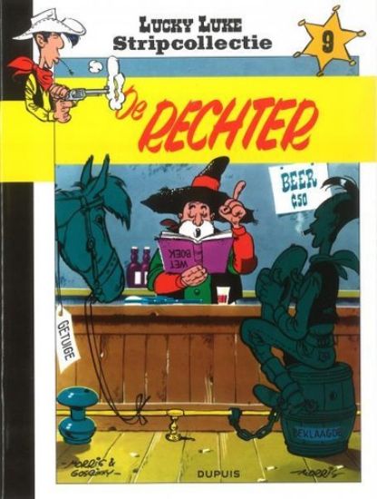 Afbeelding van Lucky luke stripcollectie #9 - Rechter - Tweedehands (DUPUIS, zachte kaft)