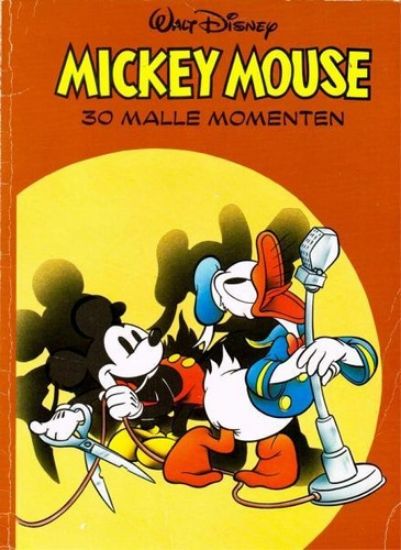 Afbeelding van Mickey mouse - 30 malle momenten - Tweedehands (LOEB - OBERON, zachte kaft)