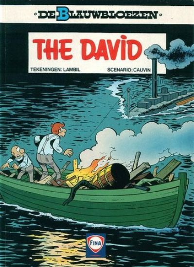 Afbeelding van Blauwbloezen #19 - The david (fina) - Tweedehands (DUPUIS, zachte kaft)