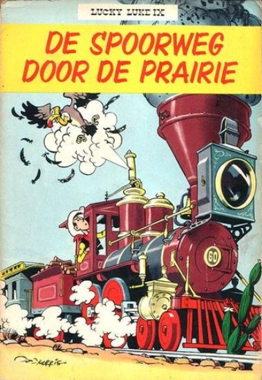 Afbeelding van Lucky luke #9 - Spoorweg door de prairie - Tweedehands (DUPUIS, zachte kaft)