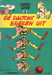 Afbeeldingen van Lucky luke #15 - Daltons breken uit - Tweedehands (DUPUIS, zachte kaft)