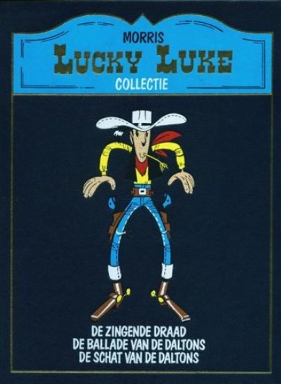 Afbeelding van Lucky luke #6 - Zingende draad/ballade daltons/schat daltons - Tweedehands (LEKTURAMA, harde kaft)