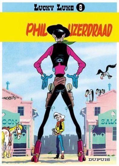 Afbeelding van Lucky luke #8 - Phil ijzerdraad - Tweedehands (DUPUIS, zachte kaft)