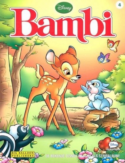 Afbeelding van Disney filmstrips #4 - Bambi - Tweedehands (BIG BALLOON, zachte kaft)