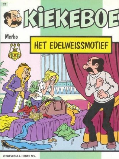 Afbeelding van Kiekeboe #32 - Edelweissmotief (kleur) - Tweedehands (HOSTE, zachte kaft)