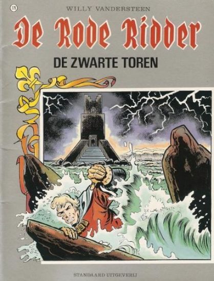 Afbeelding van Rode ridder #121 - Zwarte toren - Tweedehands (STANDAARD, zachte kaft)