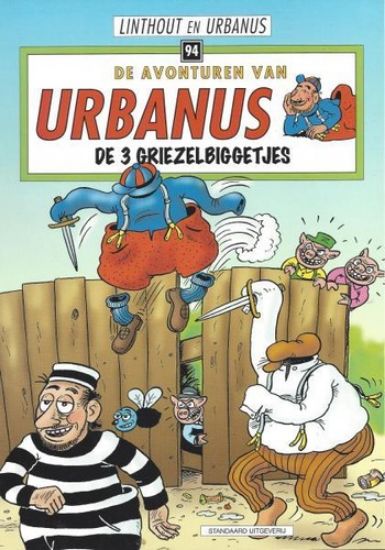 Afbeelding van Urbanus #94 - 3 griezelbiggetjes - Tweedehands (STANDAARD, zachte kaft)