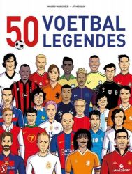 Afbeeldingen van 50 voetballegendes