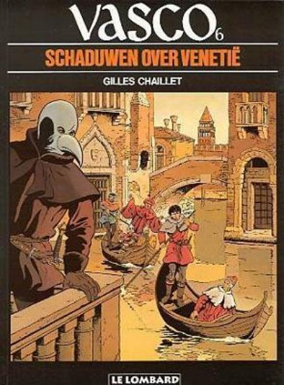 Afbeelding van Vasco #6 - Schaduwen over venetie - Tweedehands (LOMBARD, zachte kaft)