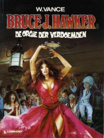 Afbeelding van Bruce j hawker #2 - Orgie der verdoemden (LOMBARD, zachte kaft)