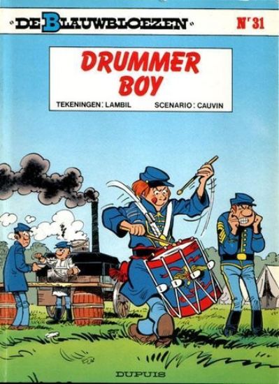 Afbeelding van Blauwbloezen #31 - Drummer boy - Tweedehands (DUPUIS, zachte kaft)