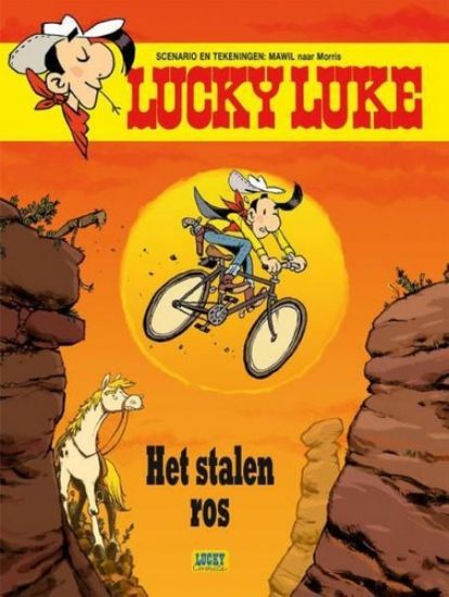 Afbeelding van Lucky luke door #3 - Stalen ros (LUCKY COMICS, zachte kaft)