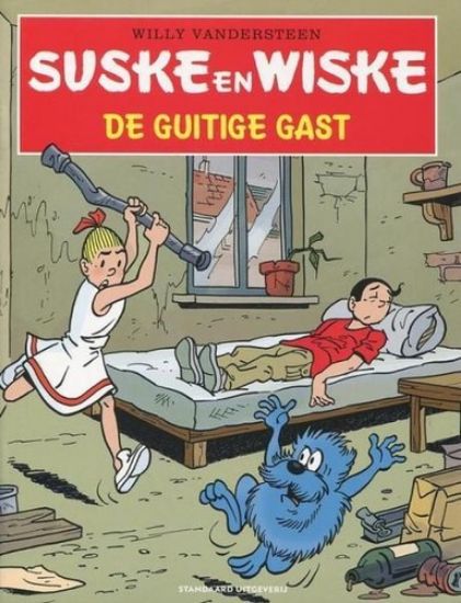 Afbeelding van Suske en wiske tros kompas #9 - Guitige gast (STANDAARD, zachte kaft)