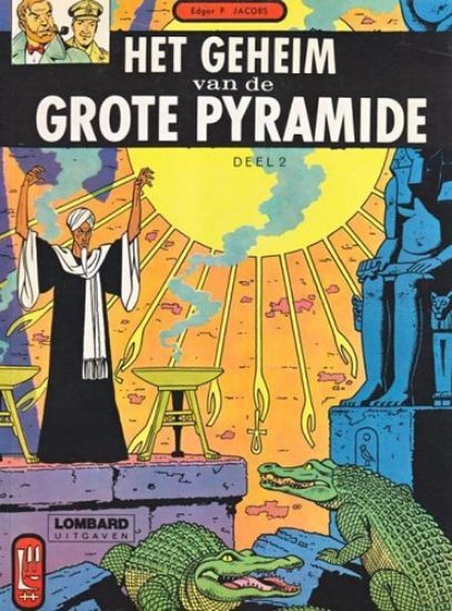 Afbeelding van Blake mortimer #4 - Geheim van de grote pyramide deel 2 - Tweedehands (LOMBARD, zachte kaft)