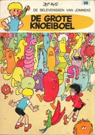 Afbeelding van Jommeke #99 - Grote knoeiboel - Tweedehands (HET VOLK, zachte kaft)