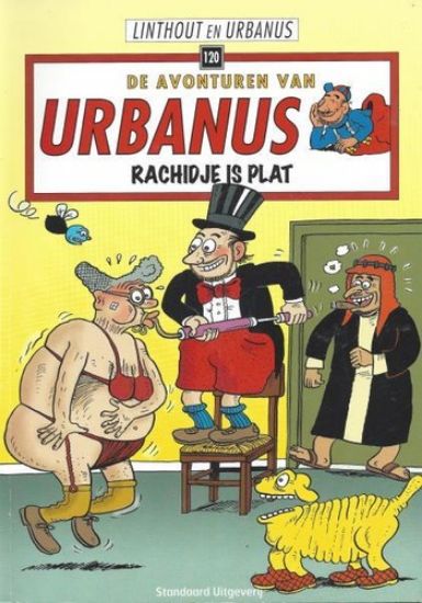 Afbeelding van Urbanus #120 - Rachidje is plat - Tweedehands (STANDAARD, zachte kaft)