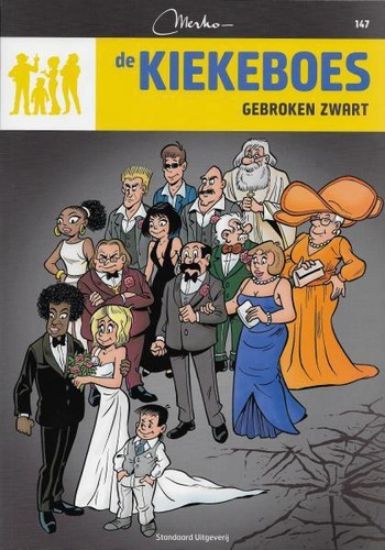 Afbeelding van Kiekeboes #147 - Gebroken zwart (STANDAARD, zachte kaft)