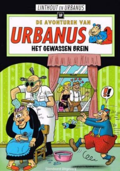 Afbeelding van Urbanus #169 - Gewassen brein - Tweedehands (STANDAARD, zachte kaft)