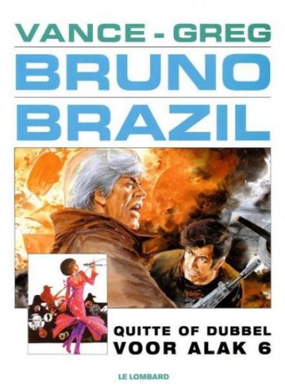 Afbeelding van Bruno brazil #9 - Quitte of dubbel voor alak (LOMBARD, zachte kaft)