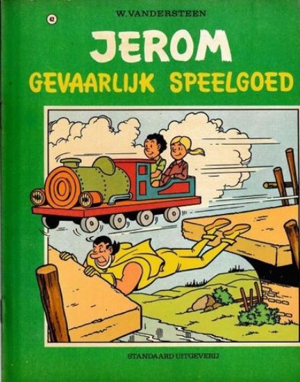 Afbeelding van Jerom #42 - Gevaarlijk speelgoed - Tweedehands (STANDAARD, zachte kaft)