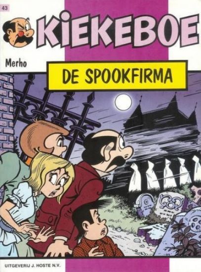 Afbeelding van Kiekeboe #43 - Spookfirma (kleur) - Tweedehands (HOSTE, zachte kaft)