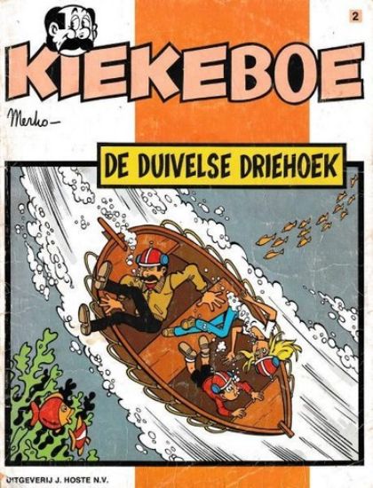 Afbeelding van Kiekeboe #2 - Duivelse driehoek (z/w) - Tweedehands (HOSTE, zachte kaft)