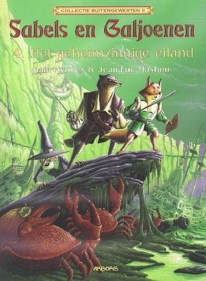 Afbeelding van Sabels en galjoenen #4 - Het geheimzinnige eiland (ARBORIS, zachte kaft)