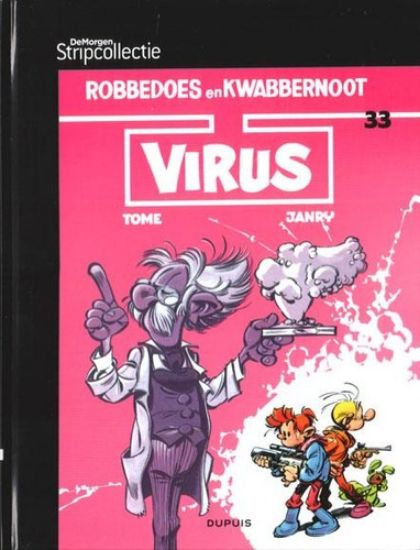 Afbeelding van De morgen stripcollectie #11 - Virus - robbedoes en kwabbernoot - Tweedehands (DUPUIS, harde kaft)