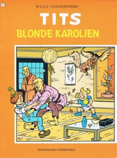 Afbeelding van Tits #4 - Blonde karolien - Tweedehands (STANDAARD, zachte kaft)