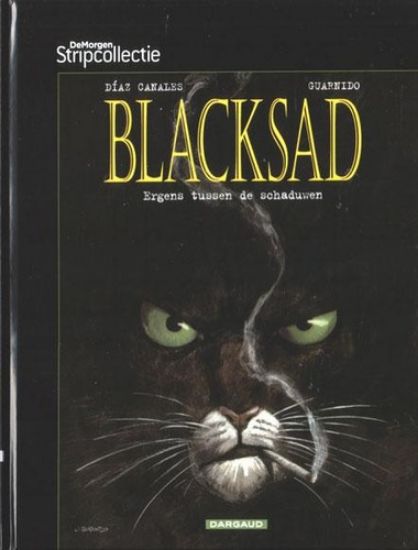 Afbeelding van De morgen stripcollectie #6 - Blacksad : ergens tussen de schaduwen - Tweedehands (DARGAUD, harde kaft)