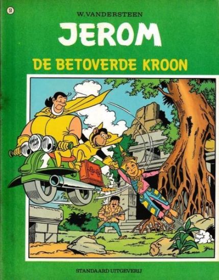 Afbeelding van Jerom #51 - Betoverde kroon - Tweedehands (STANDAARD, zachte kaft)