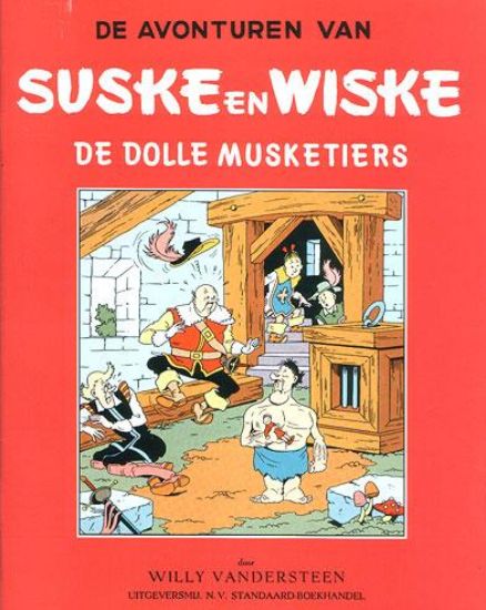 Afbeelding van Suske en wiske #18 - Dolle musketiers (nieuwsblad) - Tweedehands (STANDAARD, zachte kaft)