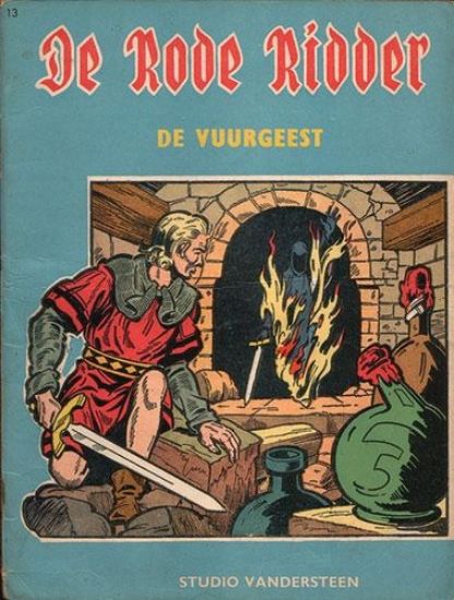 Afbeelding van Rode ridder #13 - Vuurgeest (zw/wit) (STANDAARD, zachte kaft)