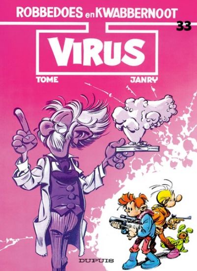 Afbeelding van Robbedoes #33 - Virus - Tweedehands (DUPUIS, zachte kaft)