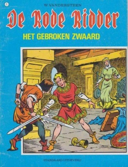 Afbeelding van Rode ridder #1 - Gebroken zwaard (zw/wit) (STANDAARD, zachte kaft)