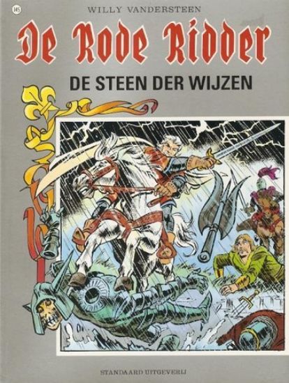 Afbeelding van Rode ridder #145 - Steen der wijzen - Tweedehands (STANDAARD, zachte kaft)