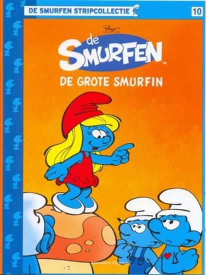 Afbeelding van Smurfen stripcollectie #10 - Grote smurfin (laatste nieuws) - Tweedehands (STANDAARD, zachte kaft)