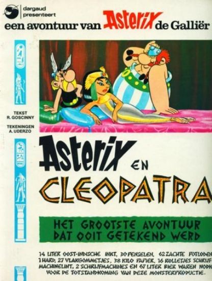 Afbeelding van Asterix #7 - Cleopatra - Tweedehands (DARGAUD, zachte kaft)