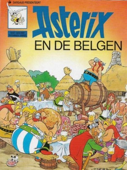 Afbeelding van Asterix #24 - En de belgen (DARGAUD, zachte kaft)