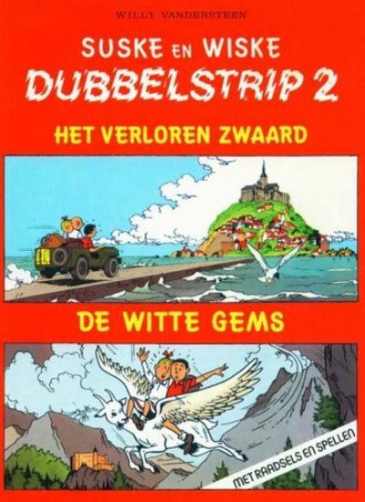 Afbeelding van Suske en wiske dubbelstrip #2 - Dubbelstrip verloren zwaard/witte gems (STANDAARD, zachte kaft)