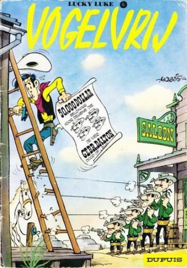 Afbeelding van Lucky luke #6 - Vogelvrij - Tweedehands (DUPUIS, zachte kaft)