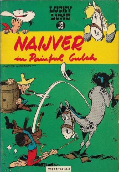 Afbeelding van Lucky luke #19 - Naijver in painful gulch - Tweedehands (DUPUIS, zachte kaft)