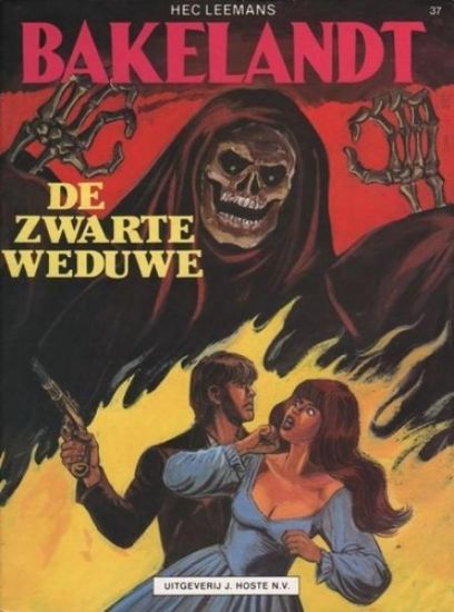 Afbeelding van Bakelandt #37 - De zwarte weduwe - Tweedehands (HOSTE, zachte kaft)