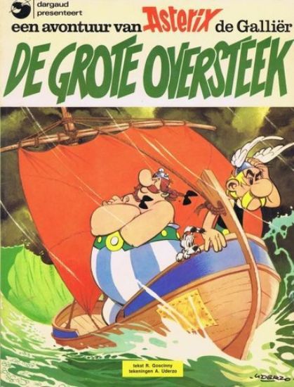 Afbeelding van Asterix - Grote oversteek - Tweedehands (DARGAUD, zachte kaft)