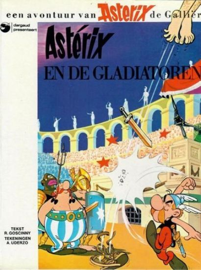 Afbeelding van Asterix #9 - En de gladiatoren - Tweedehands (DARGAUD, zachte kaft)