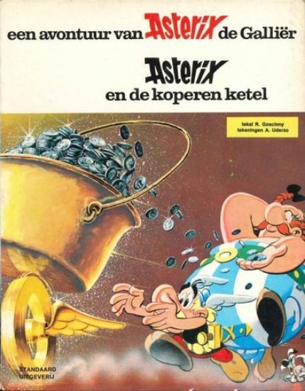 Afbeelding van Asterix #8 - Koperen ketel - Tweedehands (DARGAUD, zachte kaft)