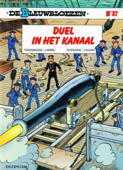 Afbeelding van Blauwbloezen #37 - Duel in het kanaal (DUPUIS, zachte kaft)